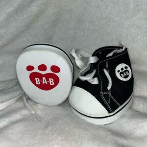 Build-A-Bear Black and White Baby Shoes